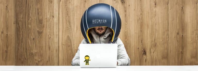 Deze helm geeft je privacy en focus, staat belachelijk